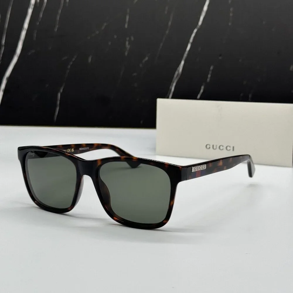 NEW GUCCI SUNGLASSES GG0746S 003 HAVANA EYEWEAR